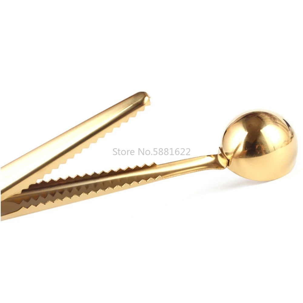 Two-In-One Stainless Steel Coffee Spoon and Sealing Clip